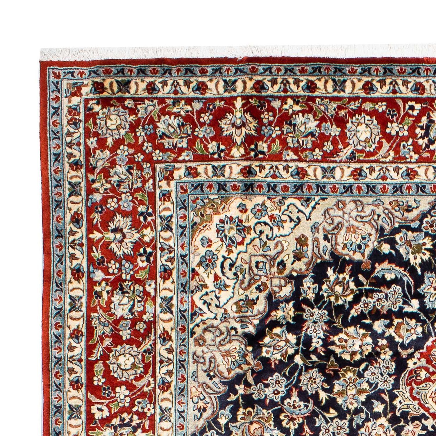 Tappeto Persero - Keshan - 293 x 208 cm - blu scuro