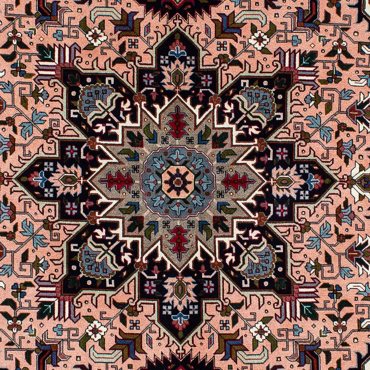 Tappeto Persero - Tabriz - Premio - 202 x 147 cm - rosso chiaro