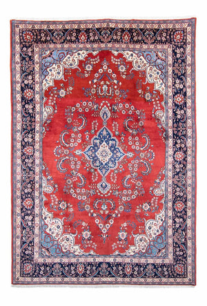 Tappeto Persero - Keshan - 315 x 210 cm - rosso scuro