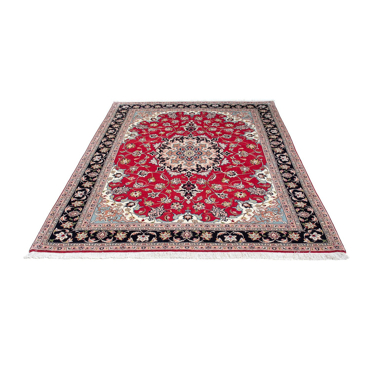 Tappeto Persero - Tabriz - 201 x 151 cm - rosso