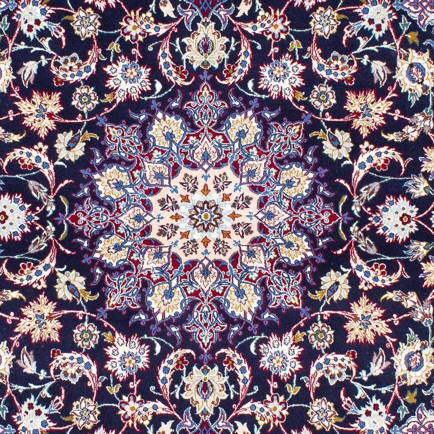 Tappeto Persero - Isfahan - Premio - 243 x 159 cm - rosso scuro