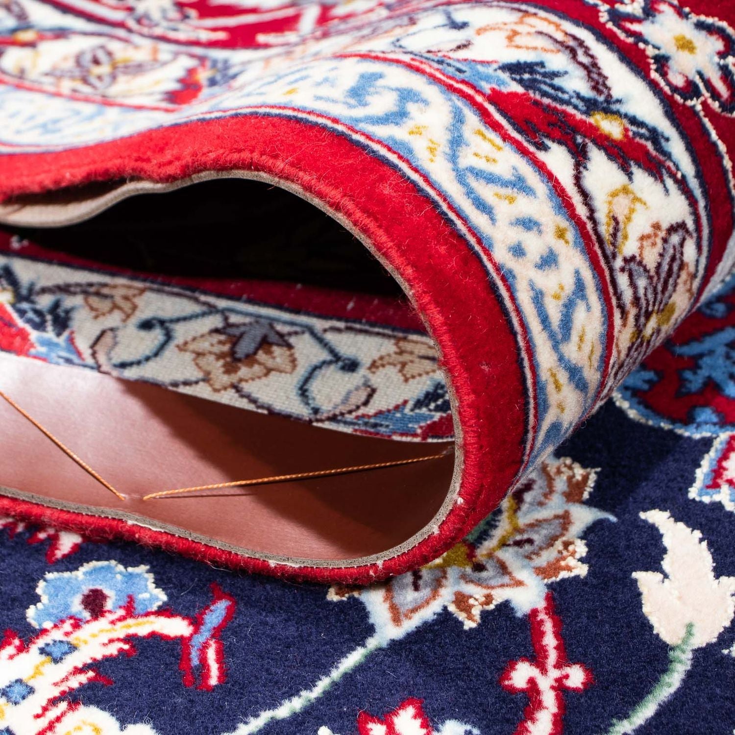 Tappeto Persero - Isfahan - Premio - 243 x 159 cm - rosso scuro