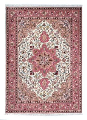 Tappeto Persero - Tabriz - Premio - 213 x 152 cm - beige