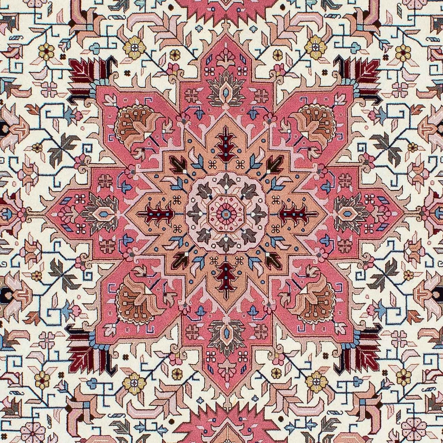 Tappeto Persero - Tabriz - Premio - 213 x 152 cm - beige