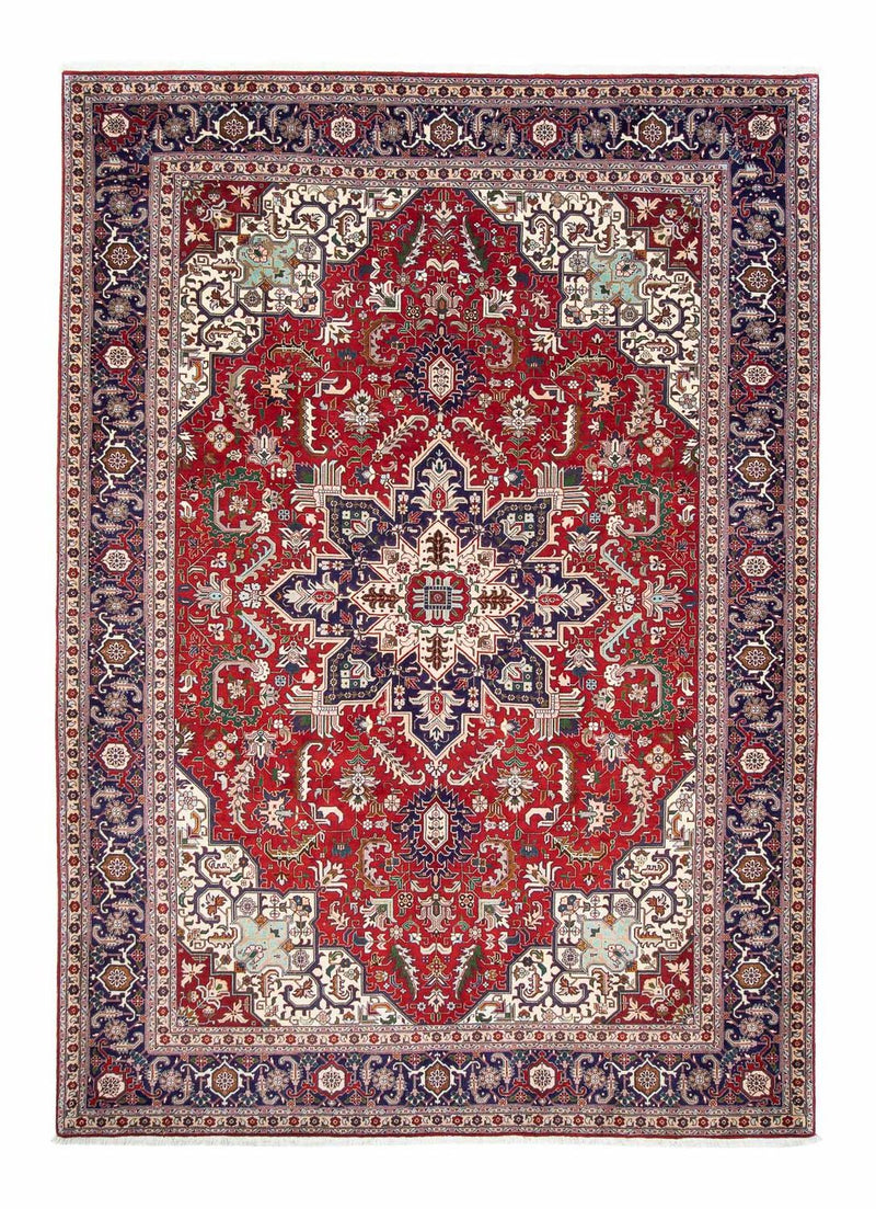 Tappeto Persero - Tabriz - Reale - 297 x 204 cm - rosso scuro