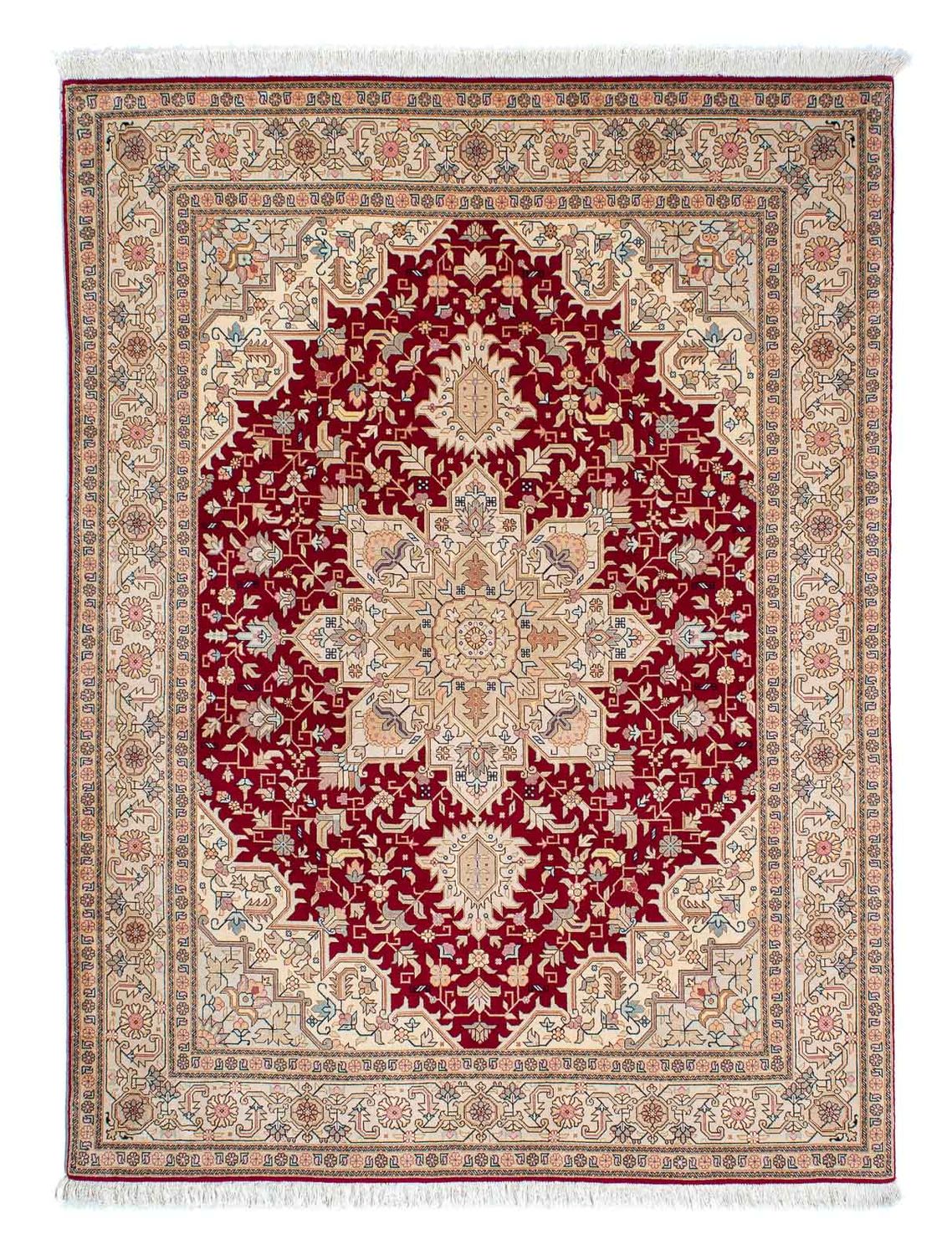 Tappeto Persero - Tabriz - Reale - 203 x 150 cm - rosso