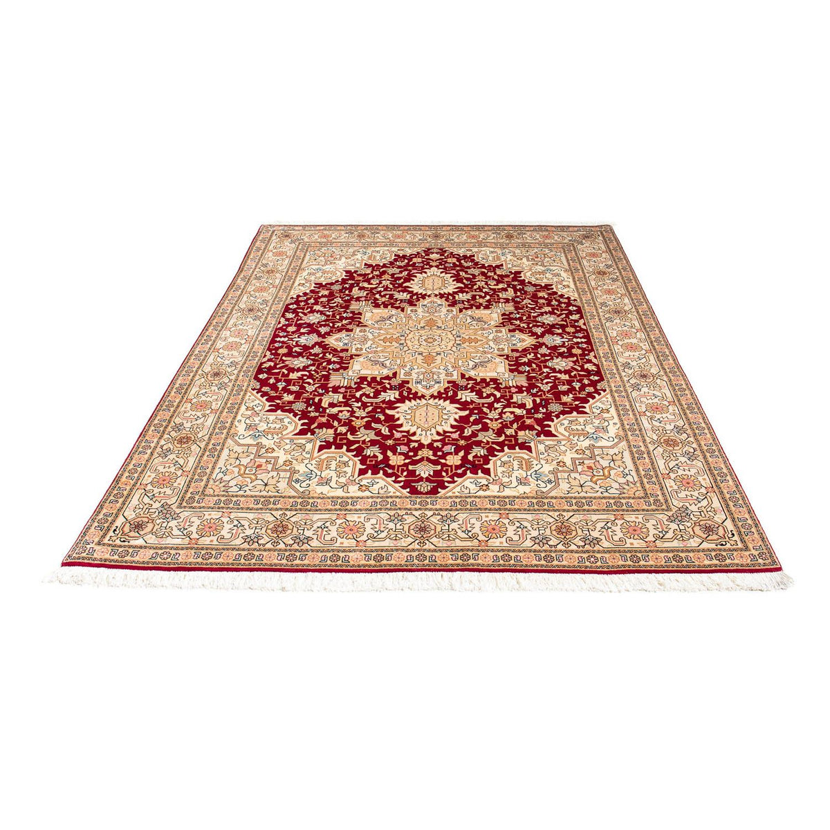 Tappeto Persero - Tabriz - Reale - 203 x 150 cm - rosso