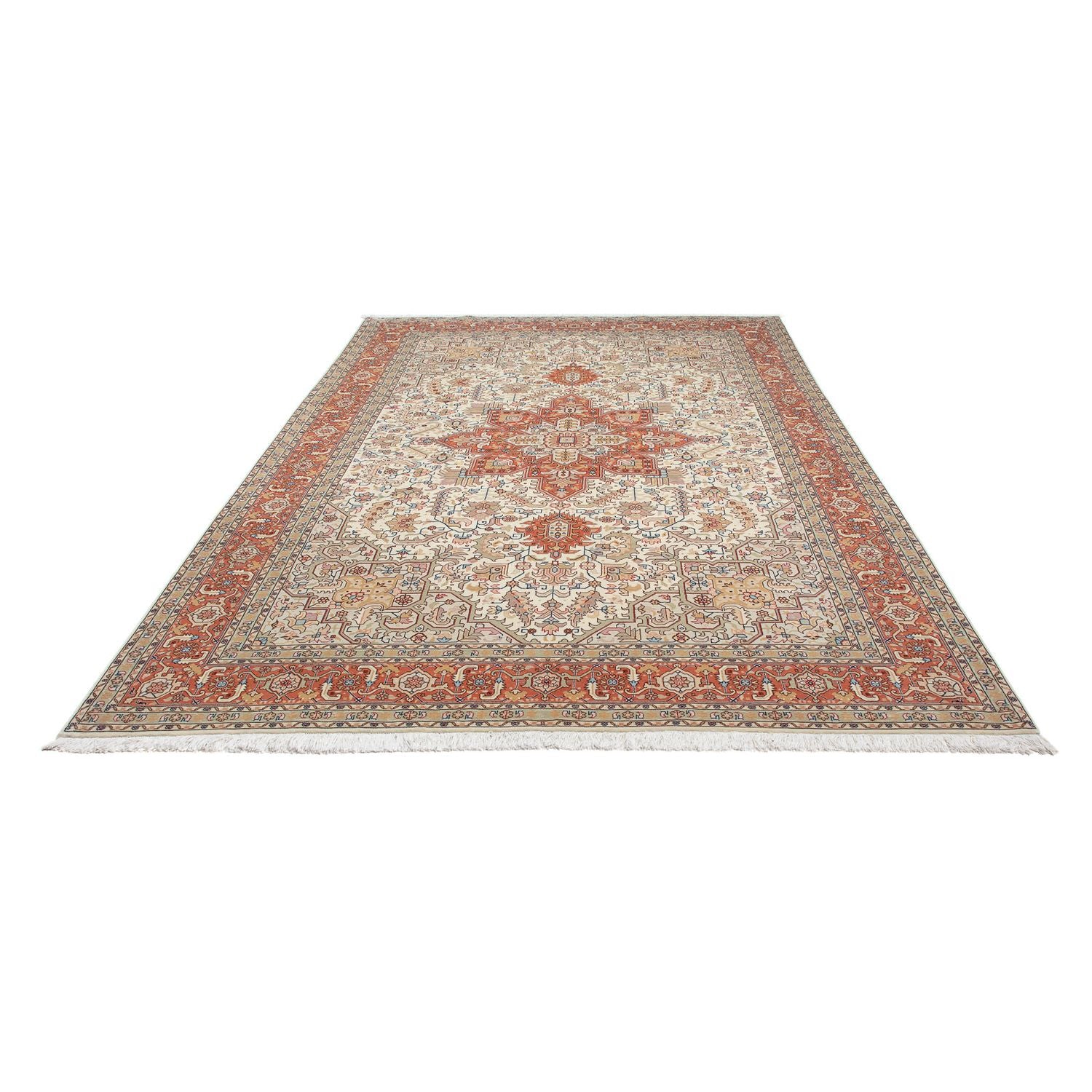 Tappeto Persero - Tabriz - Reale - 306 x 200 cm - beige
