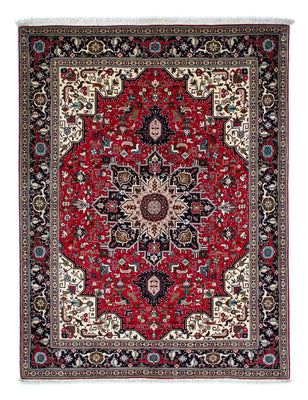 Tappeto Persero - Tabriz - Reale - 206 x 151 cm - rosso