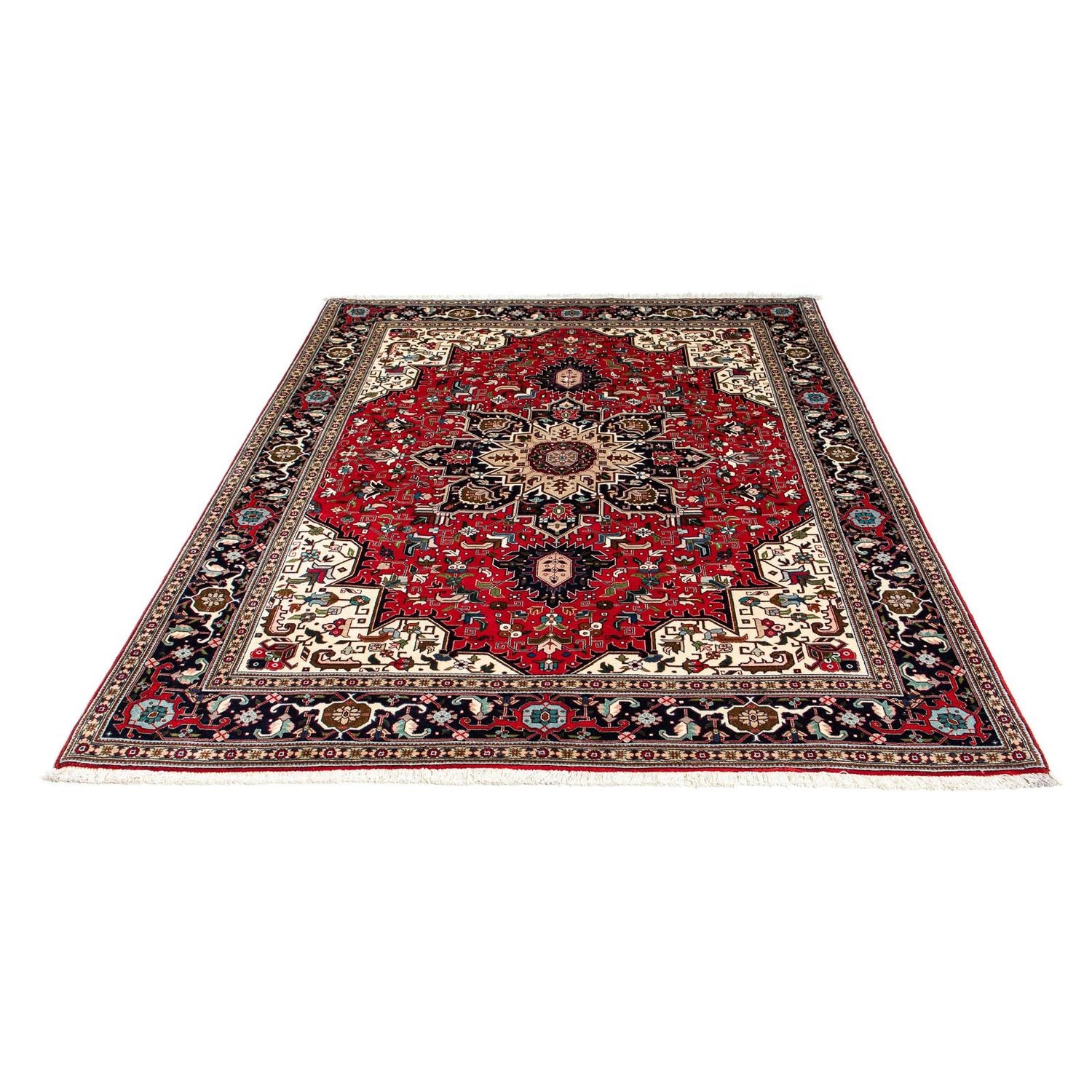 Tappeto Persero - Tabriz - Reale - 206 x 151 cm - rosso