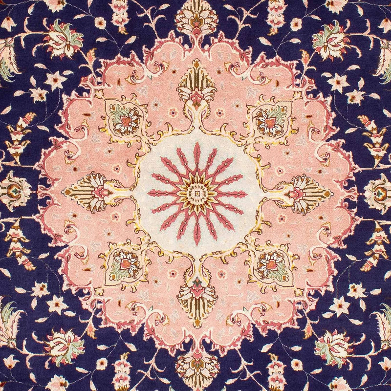 Tappeto Persero - Tabriz - Reale - 250 x 163 cm - blu scuro