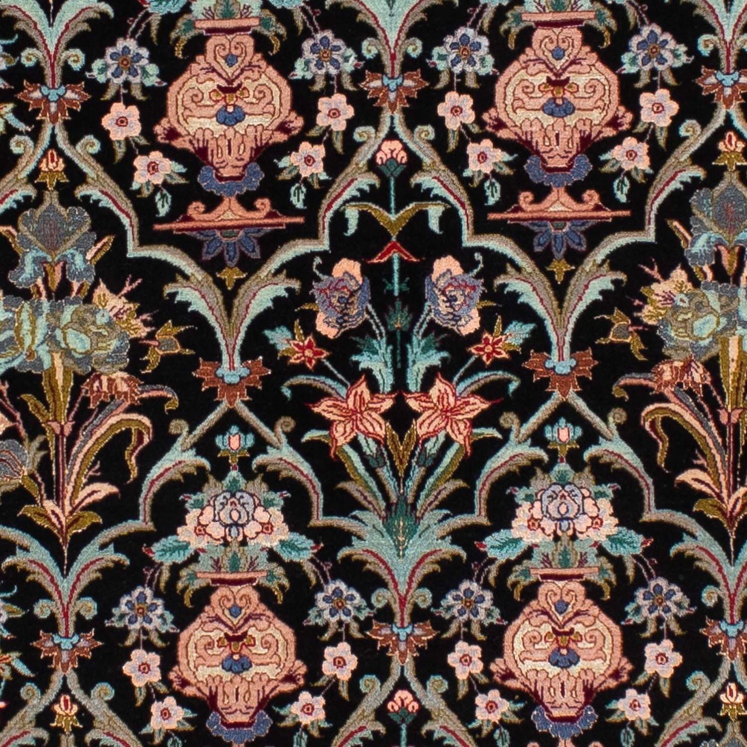 Tappeto Persero - Isfahan - Premio - 233 x 156 cm - blu scuro