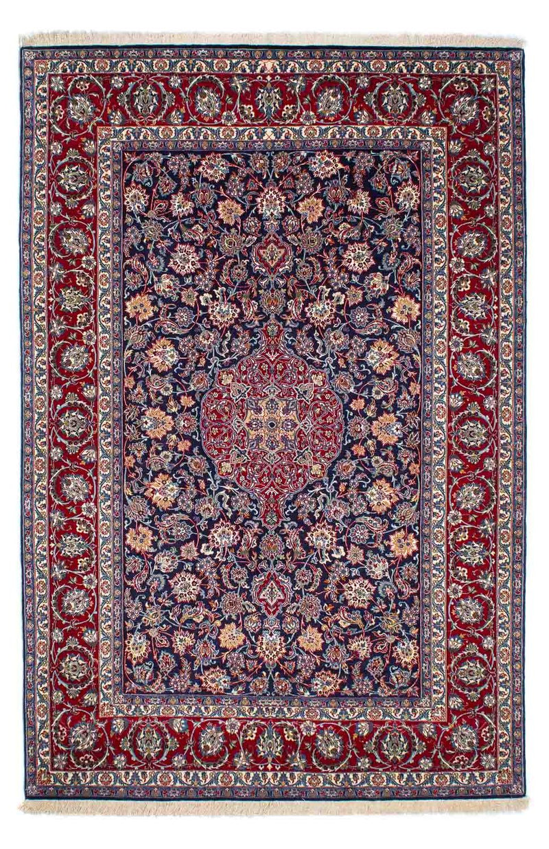 Tappeto Persero - Isfahan - Premio - 238 x 171 cm - blu scuro