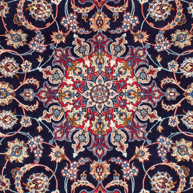 Tappeto Persero - Isfahan - Premio - 233 x 155 cm - blu scuro