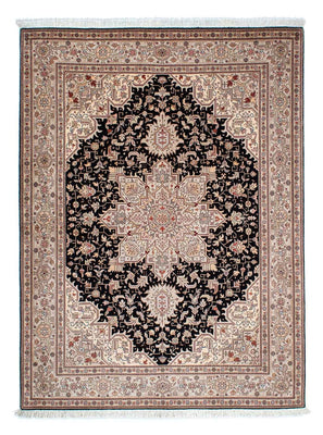 Tappeto Persero - Tabriz - Premio - 206 x 151 cm - blu scuro