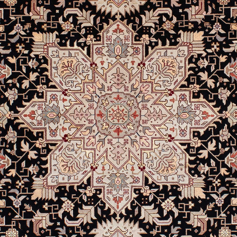 Tappeto Persero - Tabriz - Premio - 206 x 151 cm - blu scuro