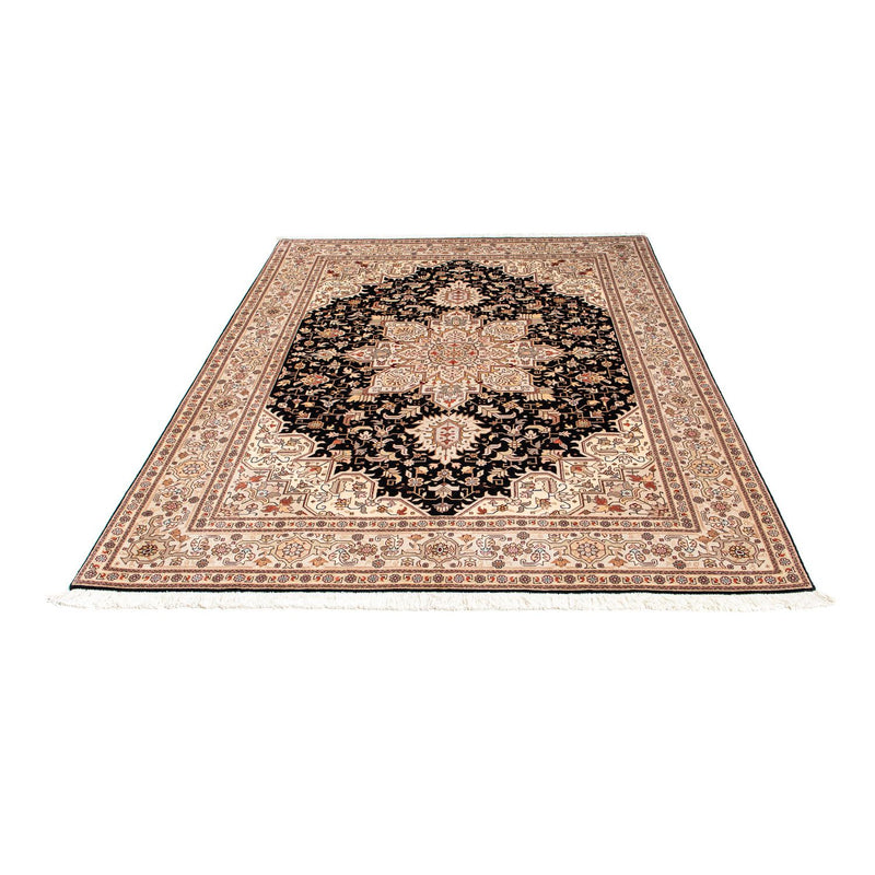 Tappeto Persero - Tabriz - Premio - 206 x 151 cm - blu scuro