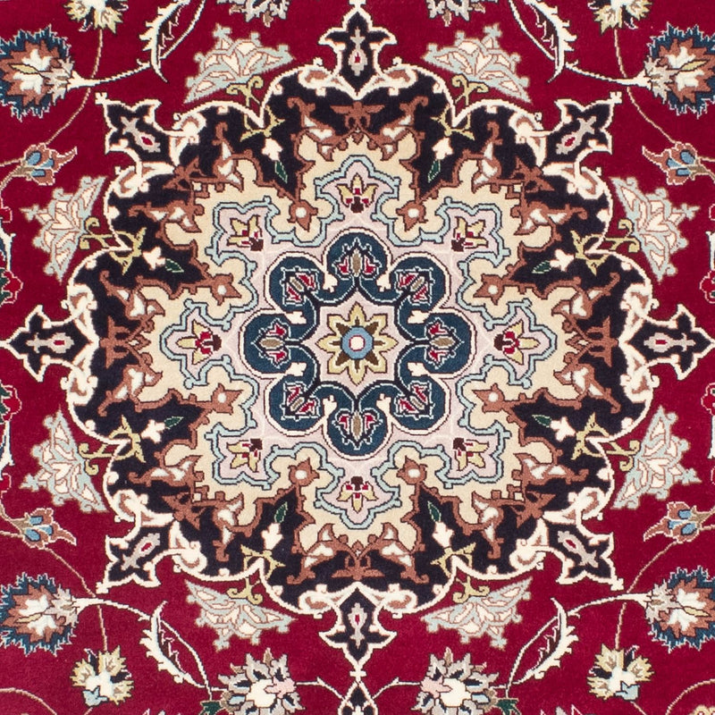 Tappeto Persero - Tabriz - Reale - 197 x 153 cm - rosso scuro