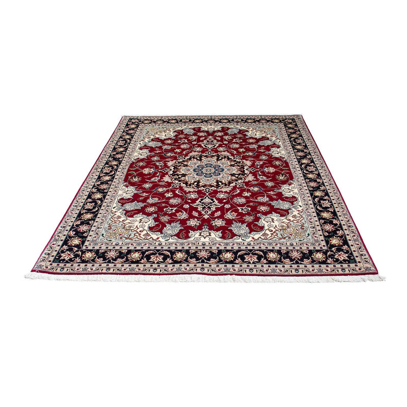 Tappeto Persero - Tabriz - Reale - 197 x 153 cm - rosso scuro