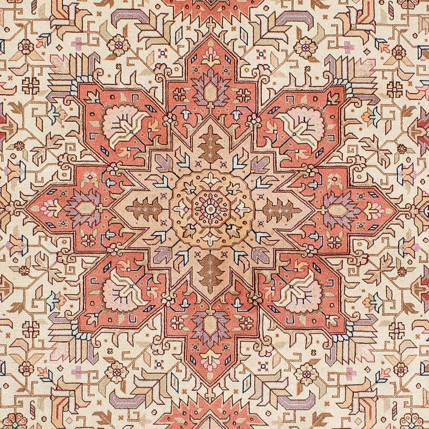 Tappeto Persero - Tabriz - Reale - 205 x 152 cm - beige