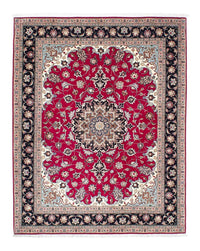 Tappeto Persero - Tabriz - Reale - 200 x 155 cm - rosso scuro