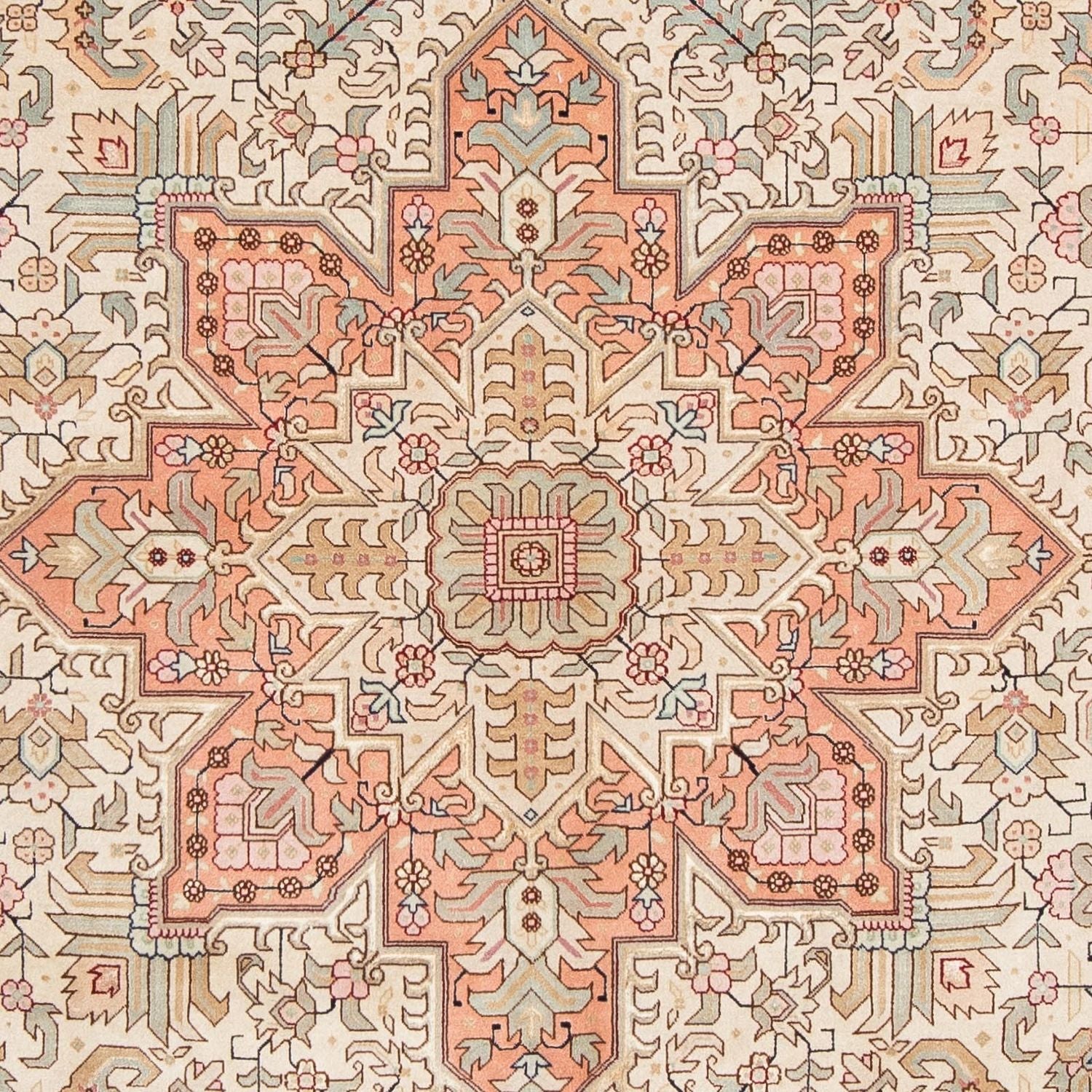 Tappeto Persero - Tabriz - Reale - 302 x 205 cm - beige