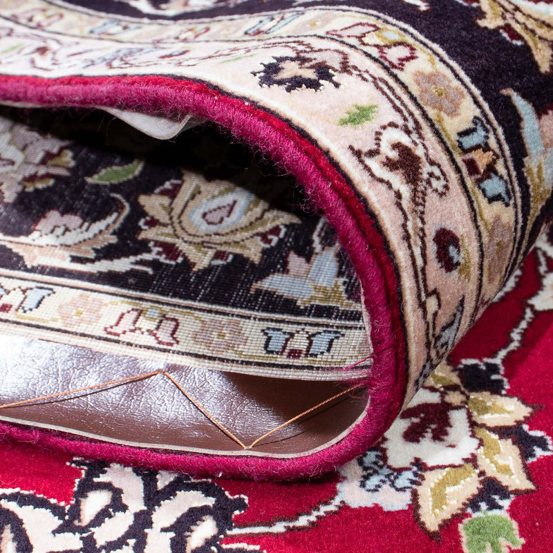Tappeto Persero - Tabriz - Reale - 198 x 155 cm - rosso scuro