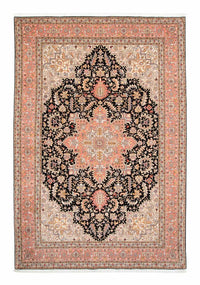 Tappeto Persero - Tabriz - Reale - 311 x 204 cm - blu scuro