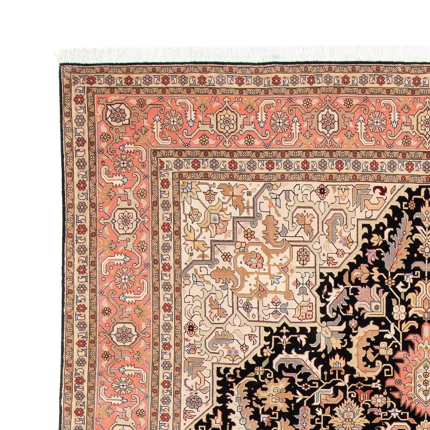 Tappeto Persero - Tabriz - Reale - 311 x 204 cm - blu scuro