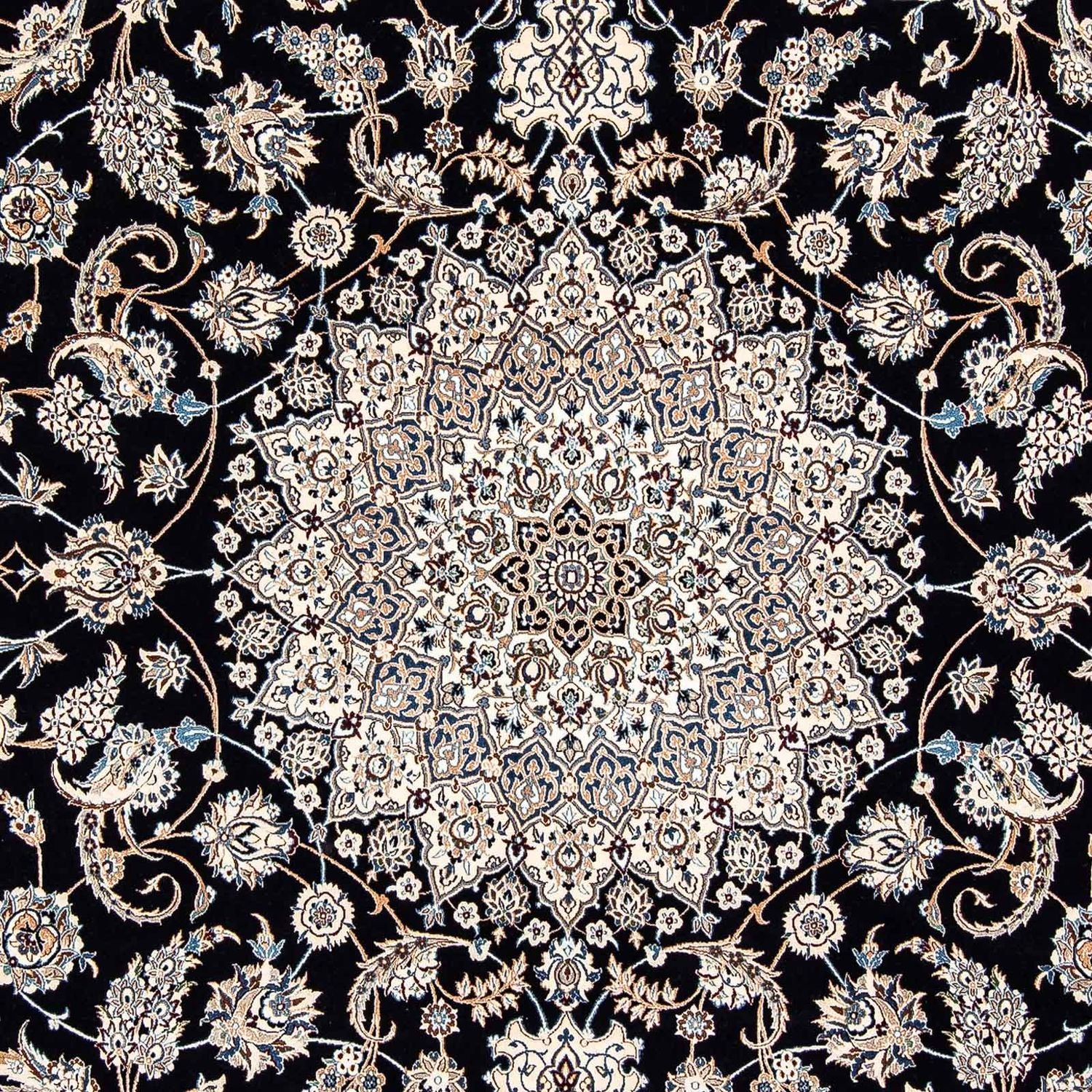Tappeto Persero - Nain - Premio - 310 x 202 cm - blu scuro