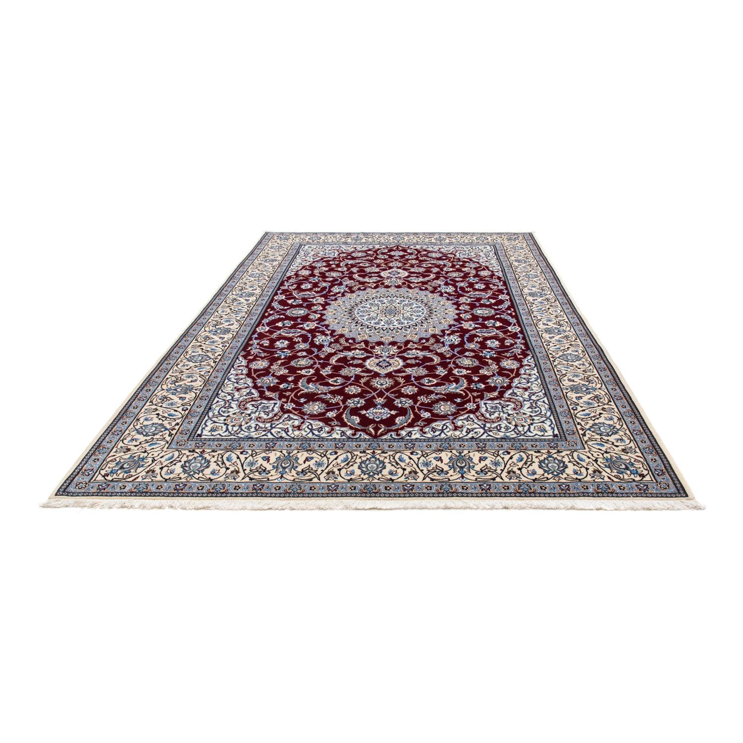 Tappeto Persero - Nain - Reale - 298 x 206 cm - rosso scuro
