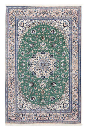 Tappeto Persero - Nain - Reale - 293 x 198 cm - verde