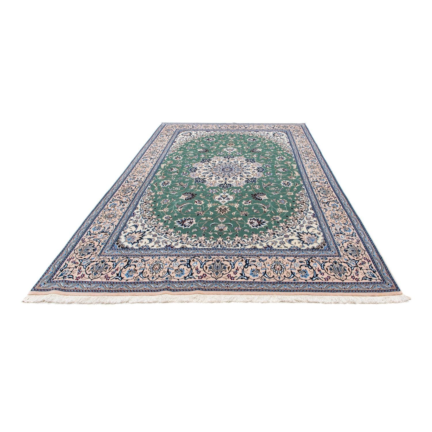 Tappeto Persero - Nain - Reale - 293 x 198 cm - verde