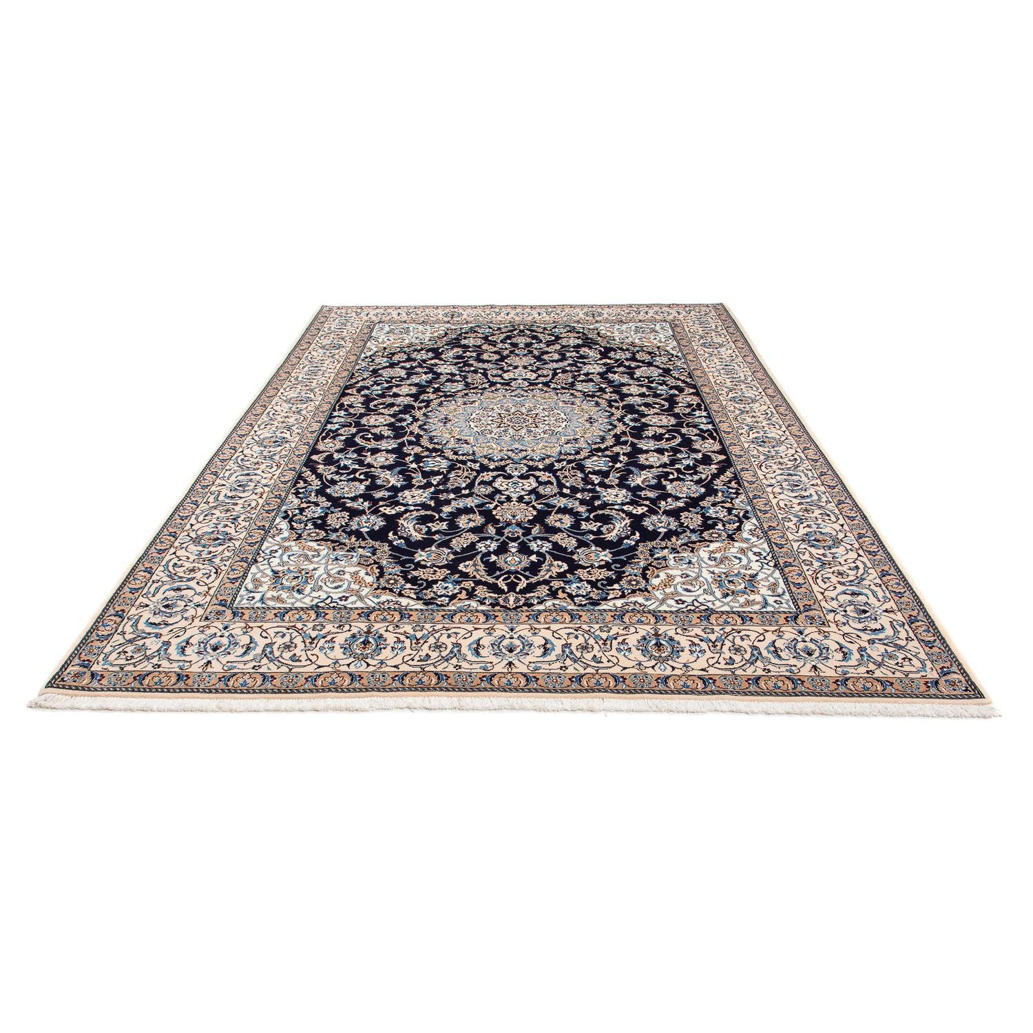 Tappeto Persero - Nain - Reale - 316 x 208 cm - blu scuro