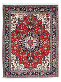 Tappeto Persero - Tabriz - Reale - 196 x 152 cm - rosso scuro