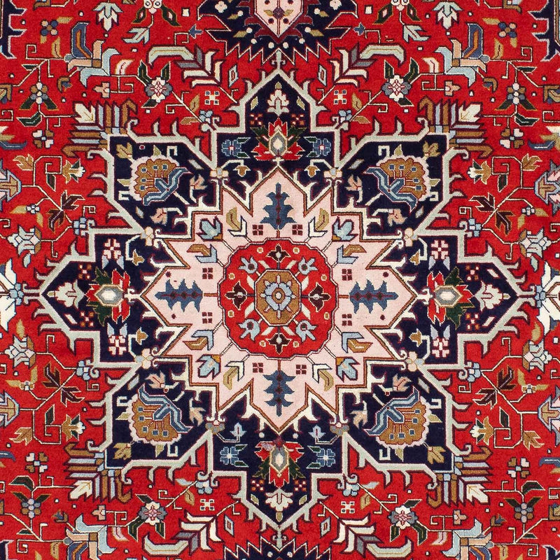 Tappeto Persero - Tabriz - Reale - 196 x 152 cm - rosso scuro