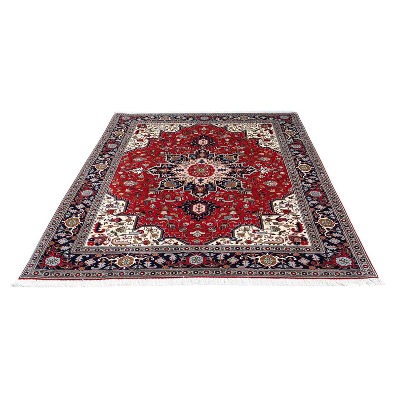 Tappeto Persero - Tabriz - Reale - 196 x 152 cm - rosso scuro