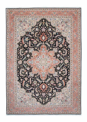 Tappeto Persero - Tabriz - Reale - 300 x 204 cm - blu scuro