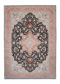 Tappeto Persero - Tabriz - Reale - 300 x 204 cm - blu scuro