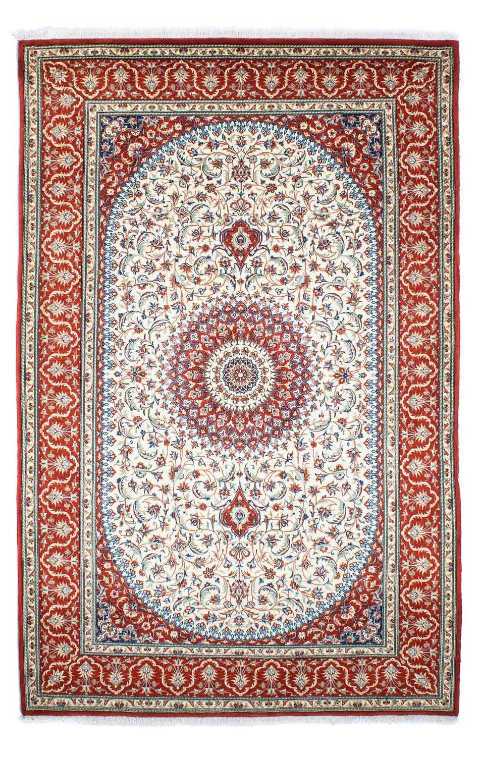 Tappeto Persero - Ghom - 248 x 157 cm - rosso