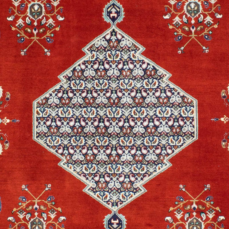 Tappeto Persero - Ghom - 243 x 179 cm - rosso scuro
