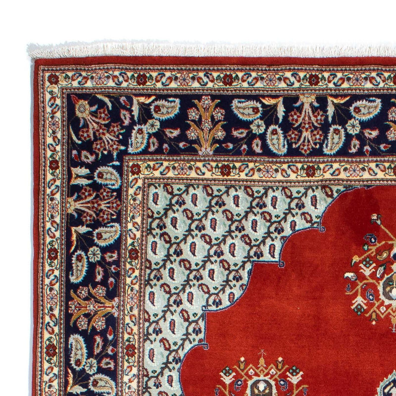 Tappeto Persero - Ghom - 243 x 179 cm - rosso scuro