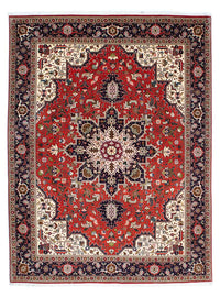 Tappeto Persero - Tabriz - Reale - 205 x 152 cm - rosso scuro