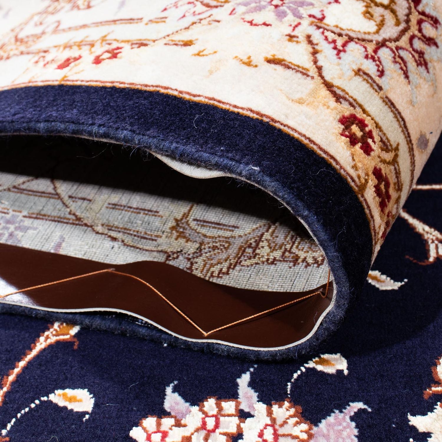 Tappeto Persero - Tabriz - Reale - 240 x 167 cm - blu scuro