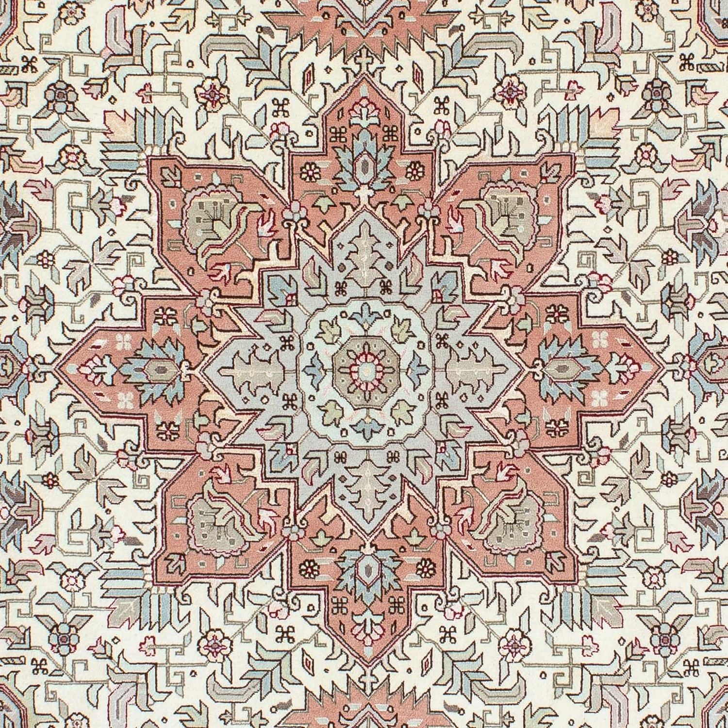 Tappeto Persero - Tabriz - Reale - 218 x 152 cm - beige
