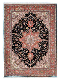 Tappeto Persero - Tabriz - Reale - 214 x 151 cm - blu scuro