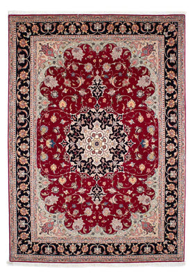 Tappeto Persero - Tabriz - Reale - 246 x 172 cm - rosso scuro