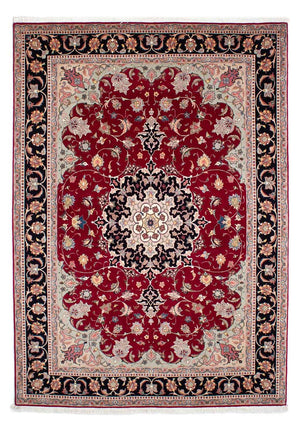 Tappeto Persero - Tabriz - Reale - 246 x 172 cm - rosso scuro