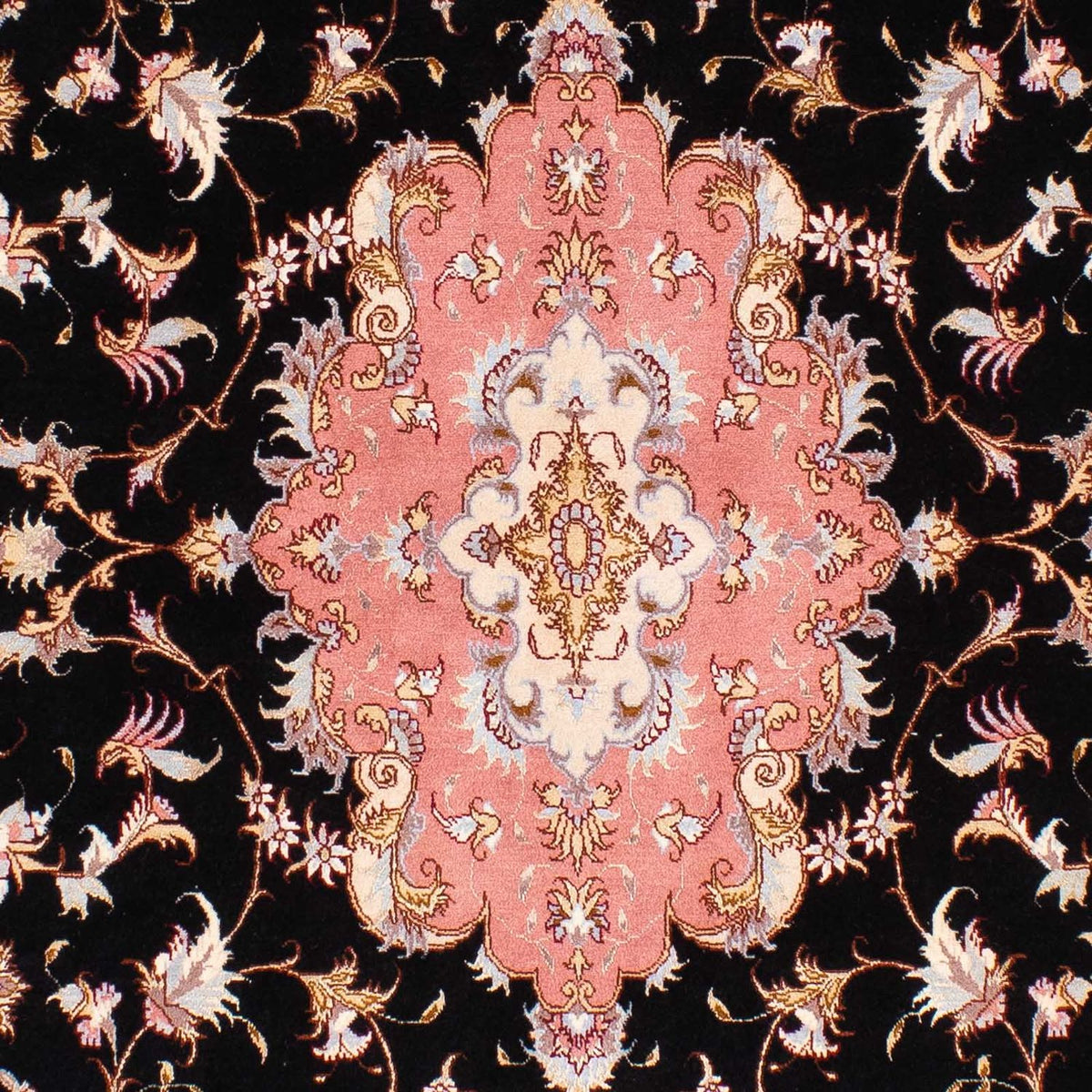 Tappeto Persero - Tabriz - Reale - 244 x 166 cm - blu scuro