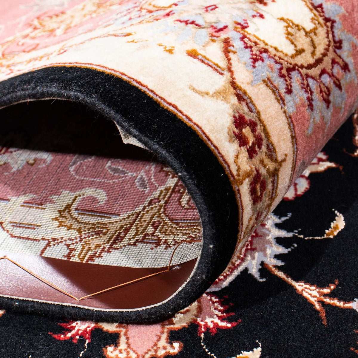 Tappeto Persero - Tabriz - Reale - 244 x 166 cm - blu scuro